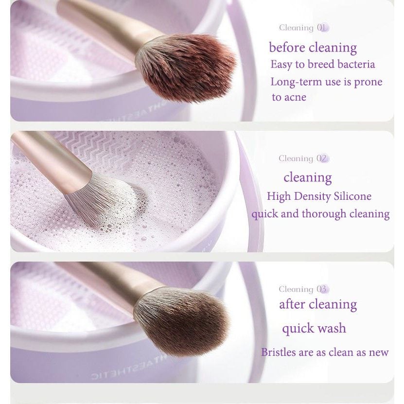Dụng Cụ Vệ Sinh Cọ/mút makeup (giỏ)