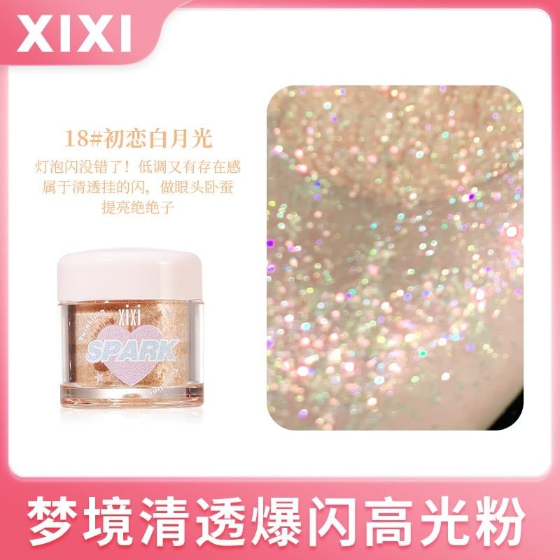 Nhũ Mắt Bắt Sáng Long Lanh Xixi Spark Dearm Clear Flash Highlighter Powder 2g
