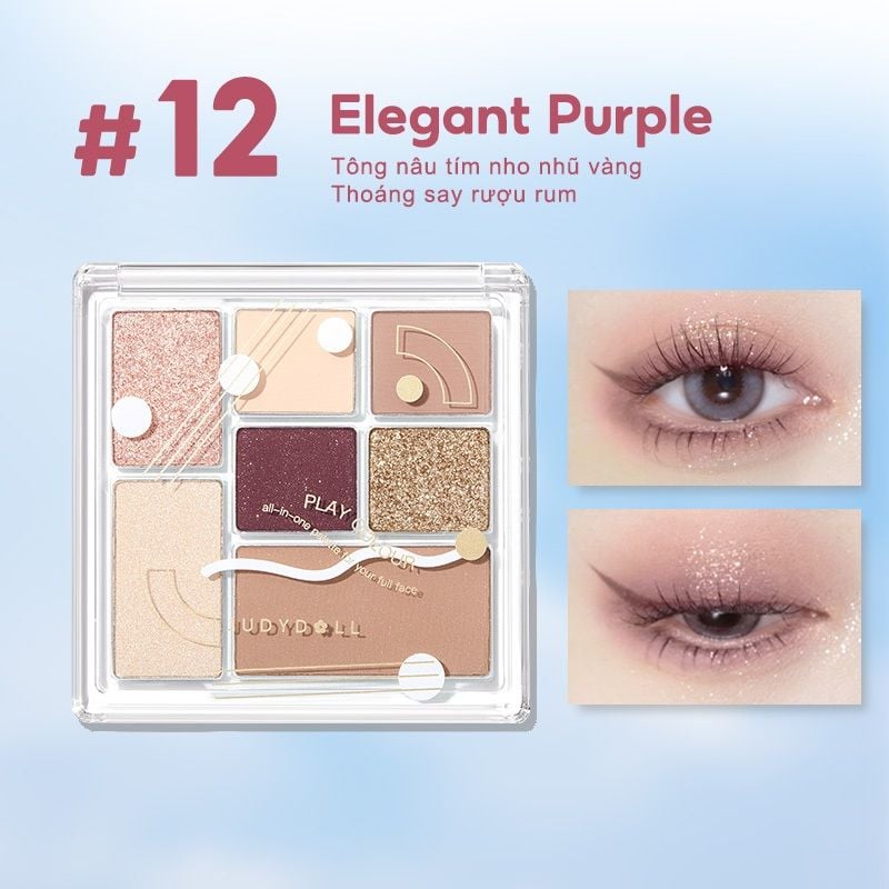 Phấn Mắt Judydoll Play Colors Eyeshadow Palette