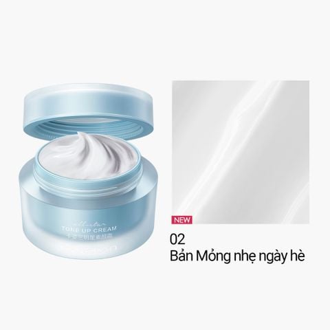 Kem Nâng Tông Da Carslan Kem Lười Makeup Dưỡng Ẩm Che Khuyết Điểm Bản Mỏng Nhẹ (Xanh)