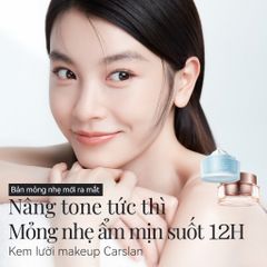 Kem Nâng Tông Da Carslan Kem Lười Makeup Dưỡng Ẩm Che Khuyết Điểm Bản Mỏng Nhẹ (Xanh)