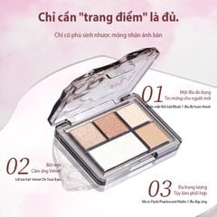 Bảng Phấn Mắt 5 Ô VEECCI Gợn Sóng Nước Veecci Dream Summer Eye Shadow