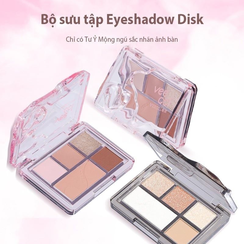 Bảng Phấn Mắt 5 Ô VEECCI Gợn Sóng Nước Veecci Dream Summer Eye Shadow