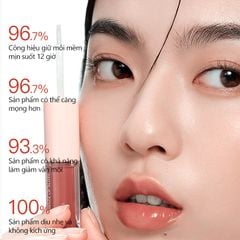 Son Mooekiss Serum Dưỡng Không Dính Cốc Hiệu ứng Tráng Gương Hai đầu đa Năng 3ml+3ml