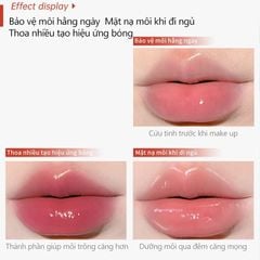 Son Mooekiss Serum Dưỡng Không Dính Cốc Hiệu ứng Tráng Gương Hai đầu đa Năng 3ml+3ml