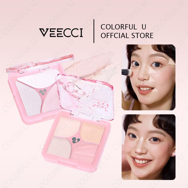 Phấn Bắt Sáng Highlight 3 ô VEECCI 7.5g