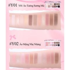 Bảng Phấn Mắt 12 Ô Bảng Phấn Mắt Hồng Nhũ Veecci