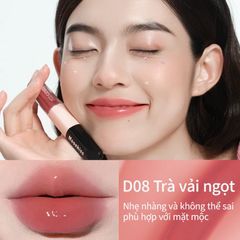 Son Mooekiss Serum Dưỡng Không Dính Cốc Hiệu ứng Tráng Gương Hai đầu đa Năng 3ml+3ml