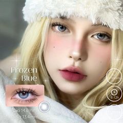 Lens Thời trang DOUYIN (cặp) - FROZEN BLUE 0-3 độ