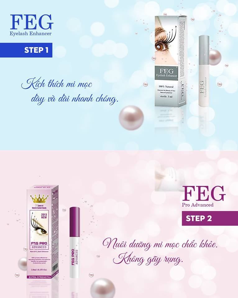 Dưỡng Mi Ngày Và Đêm FEG Eyelash Dưỡng Mi Dài, Dày, Đen, Khỏe Đẹp 3ml
