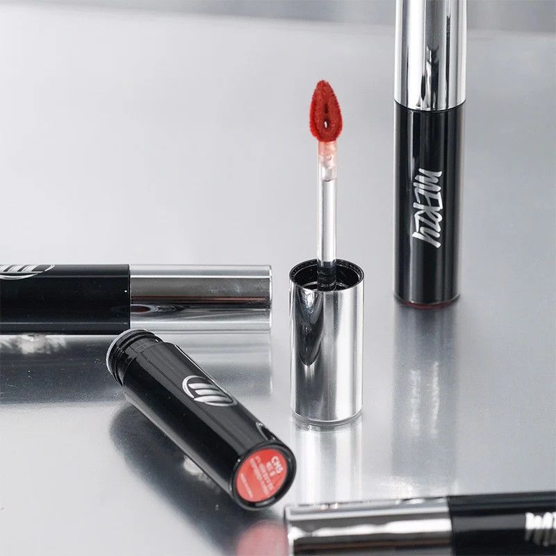 [NEW BY AI] Son Kem Lì, Mịn Mượt Nhẹ Môi, Bền Màu Merzy Cyber Mellow Tint 4g