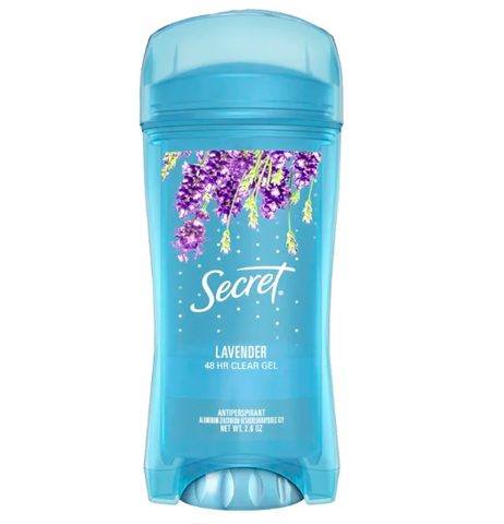 Gel Khử Mùi, Ngăn Tiết Mồ Hồi SECRET 48Hr Clear Gel Anti-Perspirant 73g -Lavender