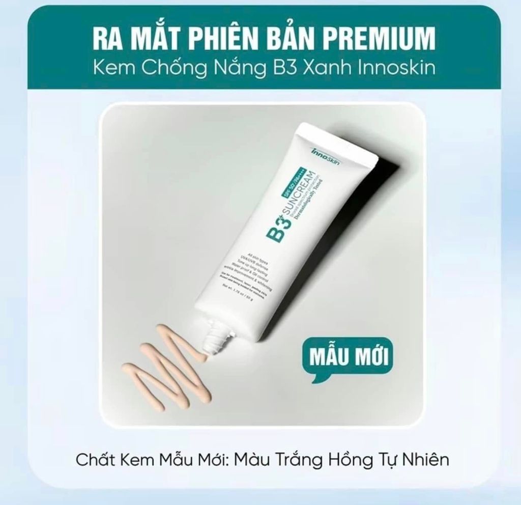 Kem Chống Nắng Innoskin B3 Suncream 50g