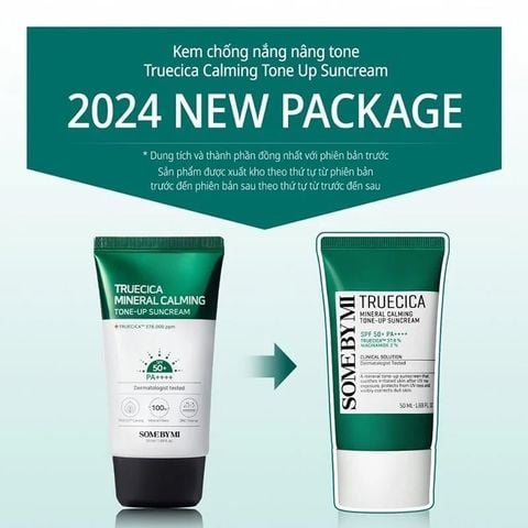 Kem Chống Nắng Dành Cho Da Mụn Some By Mi Truecica Mineral Calming Tone-up Suncream SPF50+ PA++++