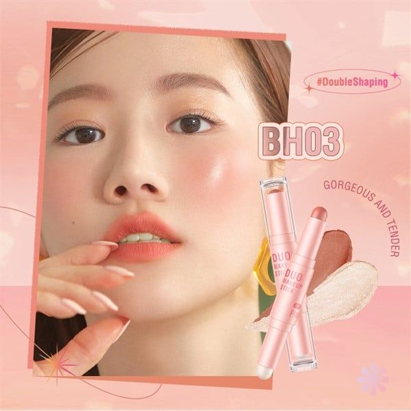 Thỏi Kem Bắt Sáng PINKFLASH 3D Hai Đầu Tiện Lợi 30G - F21 30g
