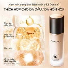 Kem Nền Carslan Dạng Lỏng Kiểm Soát Dầu Lâu Trôi Chống Thấm Nước Suốt 24h 30g