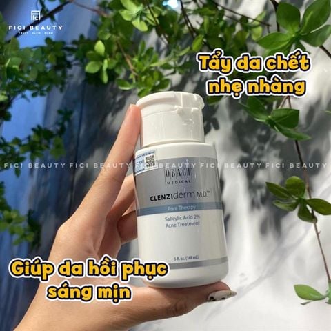 Dung Dịch BHA Giảm Mụn, Dầu Nhờn Obagi Clenziderm MD Pore Therapy 30ml, 148mL