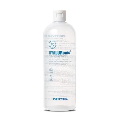 Nước Tẩy Trang Chiết Xuất Lá Nha Đam Cấp Ẩm Dành Cho Mọi Loại Da Prettyskin Hyaluronic Cleansing Water 600ml