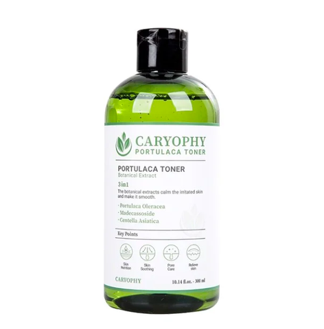 Nước Hoa Hồng Chăm Sóc Da Dầu Mụn Caryophy Portulaca Toner 300ml