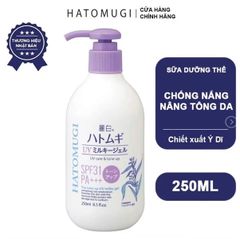 Sữa Dưỡng Thể Nâng Tông Da, Chống Nắng Hatomugi UV Care & Tone Up SPF31/PA+++ 400ml