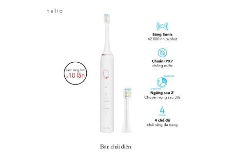 Bàn Chải Điện Halio Sonic Smartclean Electric Toothbrush