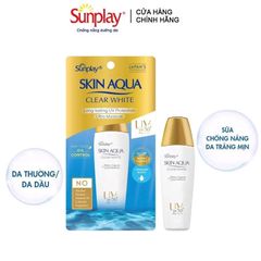 Sữa Chống Nắng Dưỡng Da Trắng Mịn Sunplay Skin Aqua Clear White SPF50+/PA++++