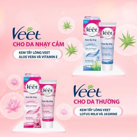 Kem Tẩy Lông Veet Hair Removal Cream