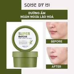 Mặt Nạ Đất Sét Trà Xanh Giúp Làm Sạch, Thu Nhỏ Lỗ Chân Lông Some By Mi Super Matcha Pore Clean Clay Mask 100g