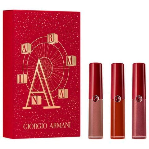 Set 3 Son Kem Giorgio Armani Mini Lip Maestro Liquid Matte Lipstick Trio