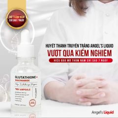 Tinh Chất Truyền Trắng Trị Nám Chuyên Sâu Angel's Liquid Glutathione + Niacinamide 700 V-Ampoule 30ml