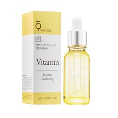 Tinh Chất Dưỡng Trắng, Chống Lão Hóa 9 Wishes Vitamin Healthy Balancing Ampule Serum 25ml