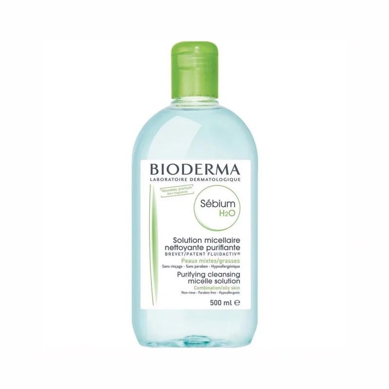 Nước Tẩy Trang Cho Da Dầu, Da Hỗn Hợp, Da Mụn Bioderma Senbium H2O