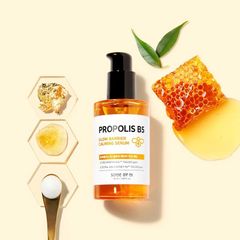 Tinh Chất Dưỡng Ẩm, Làm Dịu Da Mụn Chiết Xuất Mật Ong Some By Mi Propolis B5 Glow Barrier Calming Serum 50ml