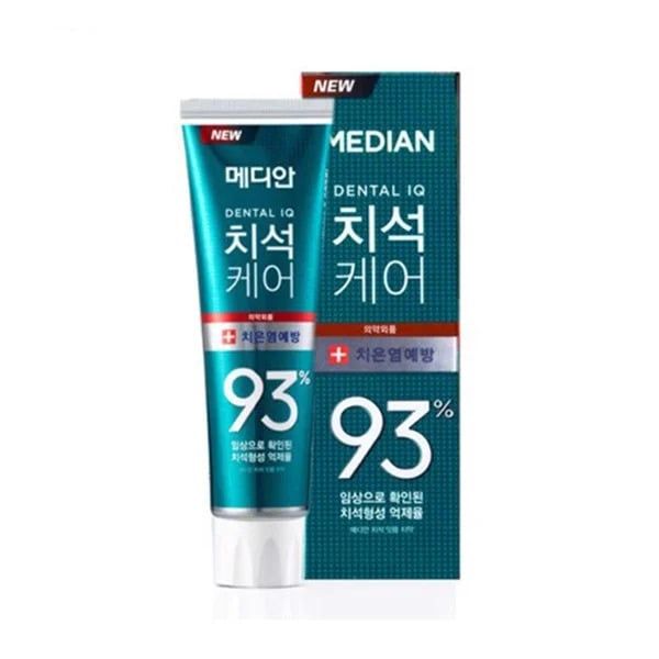 [4 MÀU] Kem Đánh Răng Giúp Trắng Răng, Giảm Ố, Loại Bỏ Mùi Hôi Median Dental IQ 93% Toothpaste 120g