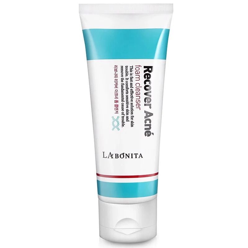 Sữa Rửa Mặt Làm Sạch Sâu, Giảm Sưng Viêm Cho Da Dầu Mụn La Bonita Recover Acne Foam Cleanser 100ml