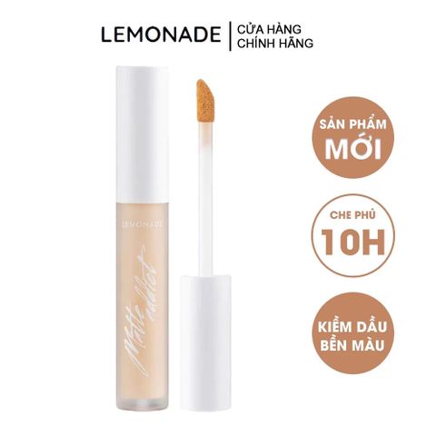 Kem Che Khuyết Điểm Kiềm Dầu Lemonade Matte Addict Concealer