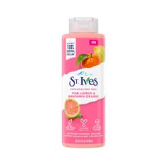 Sữa Tắm Chiết Xuất Cam Chanh Tẩy Tế Bào Chết Dịu Nhẹ St.IVES Radiant Skin Pink Lemon & Mandarin Orange Exfoliating Body Wash 473ml