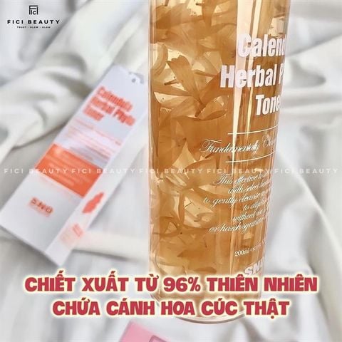 Nước Hoa Hồng Hoa Cúc Kiểm Soát Dầu Nhờn Cho Da SNO Calendula Herbal Phyto Toner 200ml