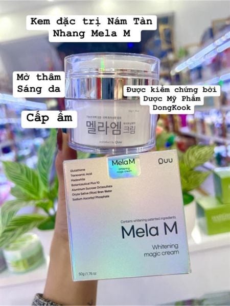 Kem trị Nám Tàn Nhang ban đêm Mela M 50gr
