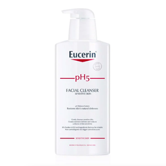 Sữa Rửa Mặt Làm Sạch Sâu Cho Da Nhạy Cảm Eucerin pH5 Facial Cleanser Sensitive Skin 400ml