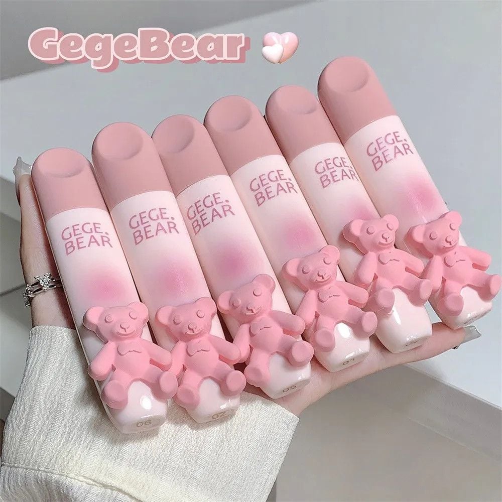 NĐT - Son Kem Nhung Lì Gấu Hồng GEGE BEAR