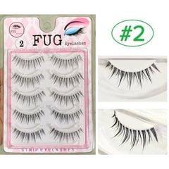 Set 5 Cặp Mi Gân Trong Siêu Tự Nhiên FUG Eyelashes - Mẫu 02