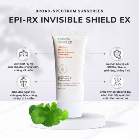 Kem Chống Nắng EPI-RX Invisible Shield Ex SPF50+ / PA++++