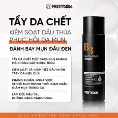Nước Hoa Hồng PrettySkin B3 Multi Active Dưỡng Da Trắng Sáng 205ml