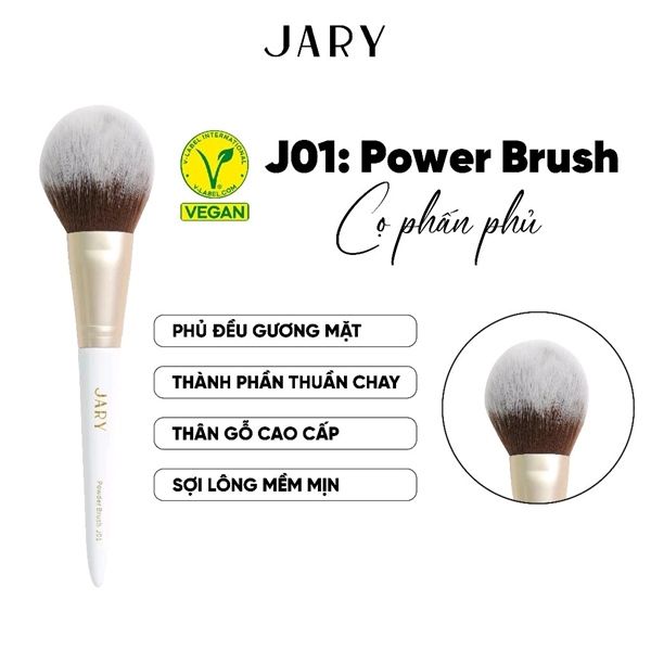 Bộ CọTrang Điểm Thuần Chay Jary Makeup Brush