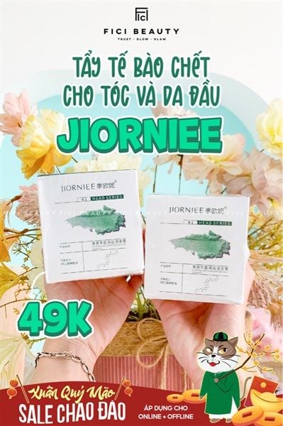 Tẩy Da Chết Da Đầu, Kiểm Soát Dầu Nhờn, Giảm Bết Tóc Jiorniee Purifying & Enriching Sea Salt Shampoo 250g