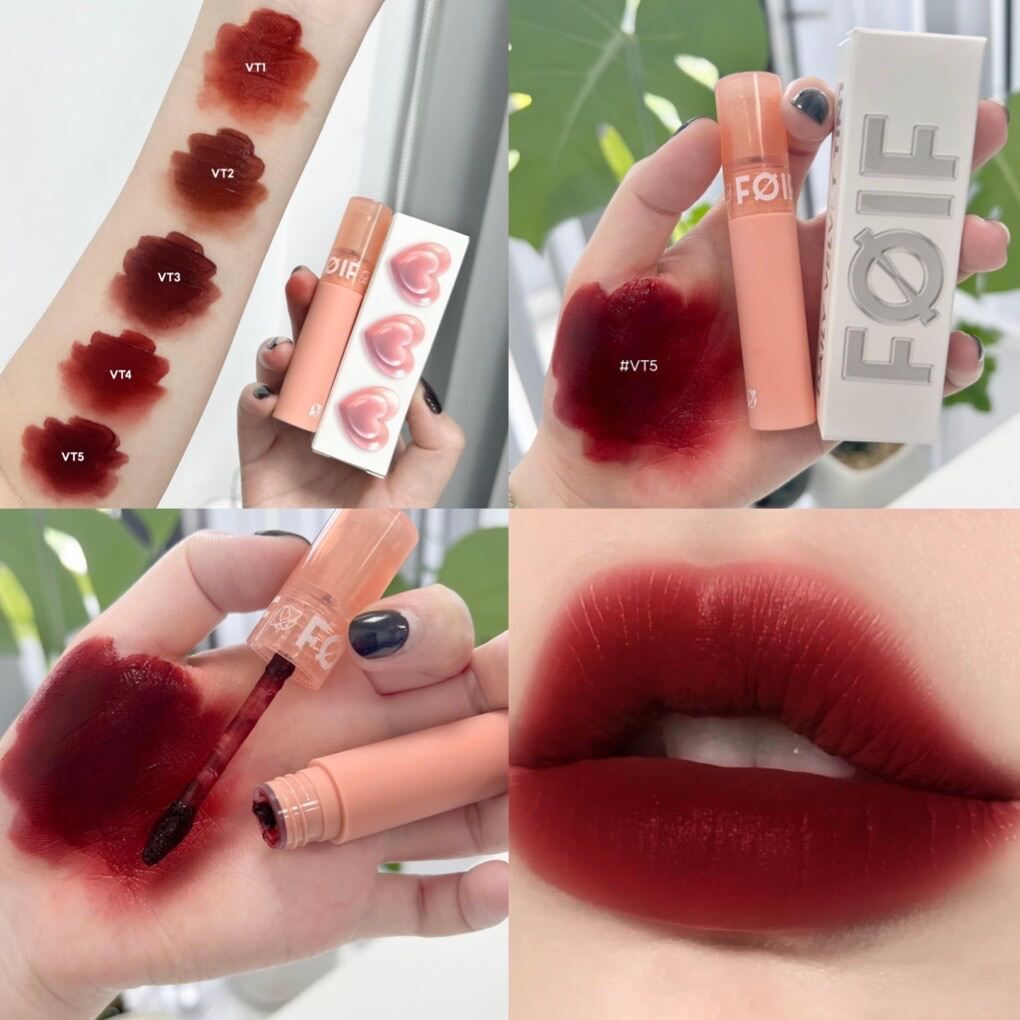 Son Kem Lì Thuần Chay, Mịn Mượt Lâu Trôi Foif  by Merzy Daily Velvet Tint
