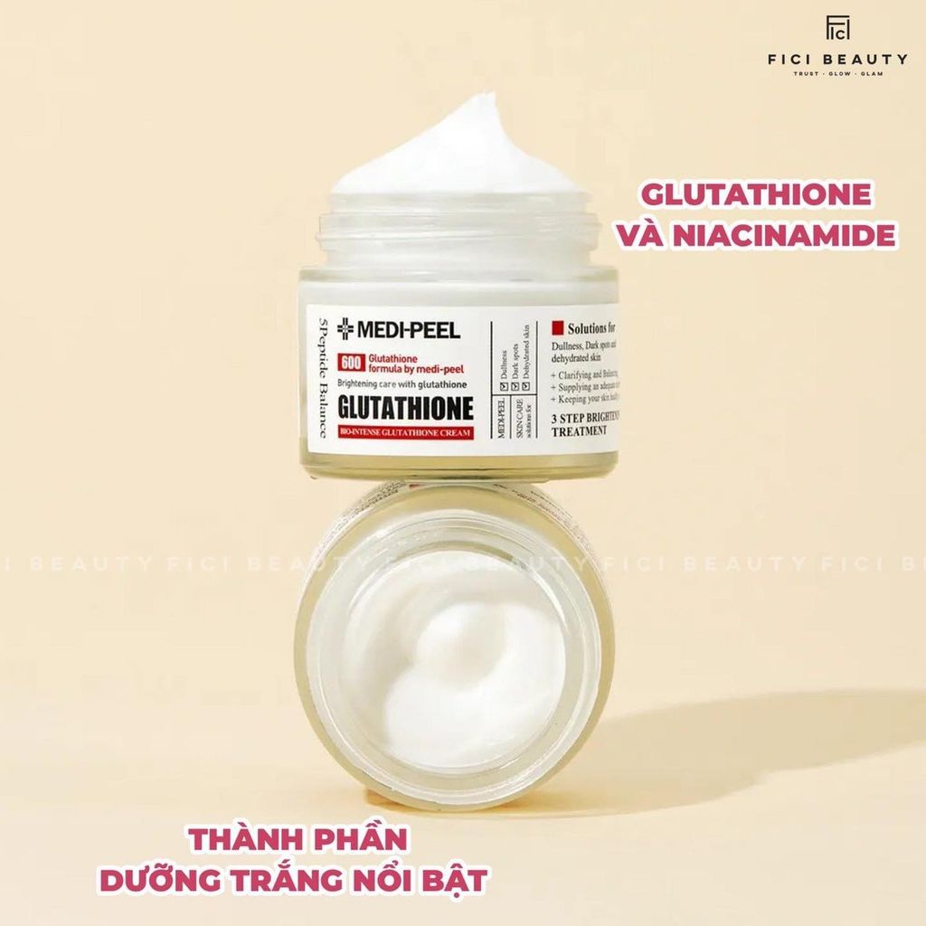 Kem Dưỡng Trắng Da MEDI-PEEL Bio-Intense Glutathione White Cream 50g