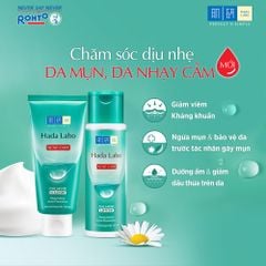 Sữa Rửa Mặt Cho Da Mụn & Nhạy Cảm Hada Labo Acne Care Calming Cleanser 80g