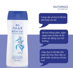 Sữa Dưỡng Thể BAN ĐÊM (có mùi) HATOMUGI 250ml